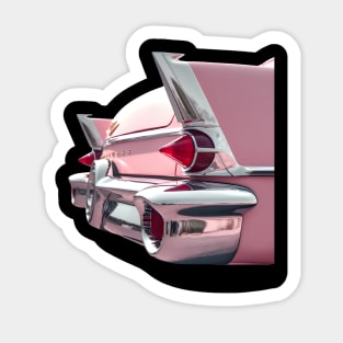 Pink Cadillac Sticker